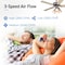 Commercial Cool 42 Ceiling Fan 5-Blade With Pull Chain And Light Kit CCF45P10 - alternate 4